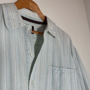 FUBU Short Sleeve Button Up Hawaiian Shirt